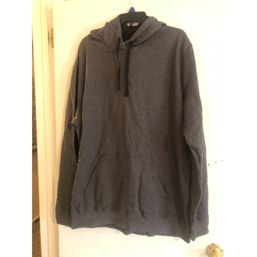 New The Concert Fleece District Gray Hoodie Men Pullover 2XL